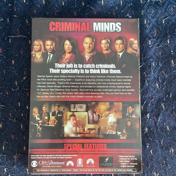 Criminal Minds season one - Picture 2 of 2